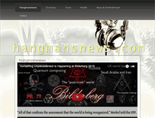 Tablet Screenshot of hangmansnews.com